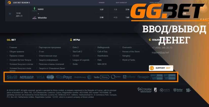 Особенности кэшаутов в GGBet ggbet
